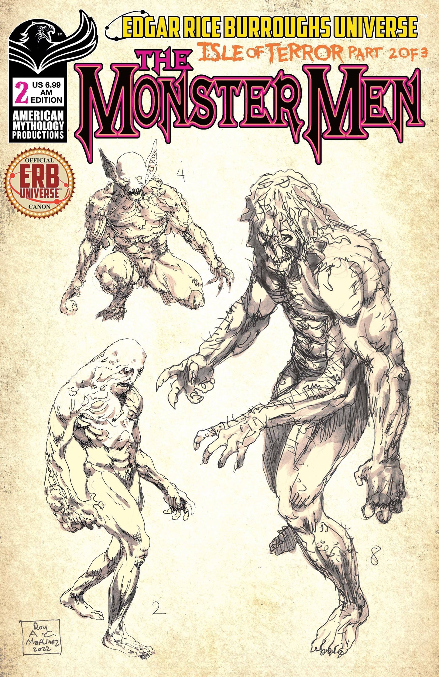 Monster Men Isle Of Terror #2 (Of 3) Cvr C Am Exc Ltd Ed (01/25/2023)