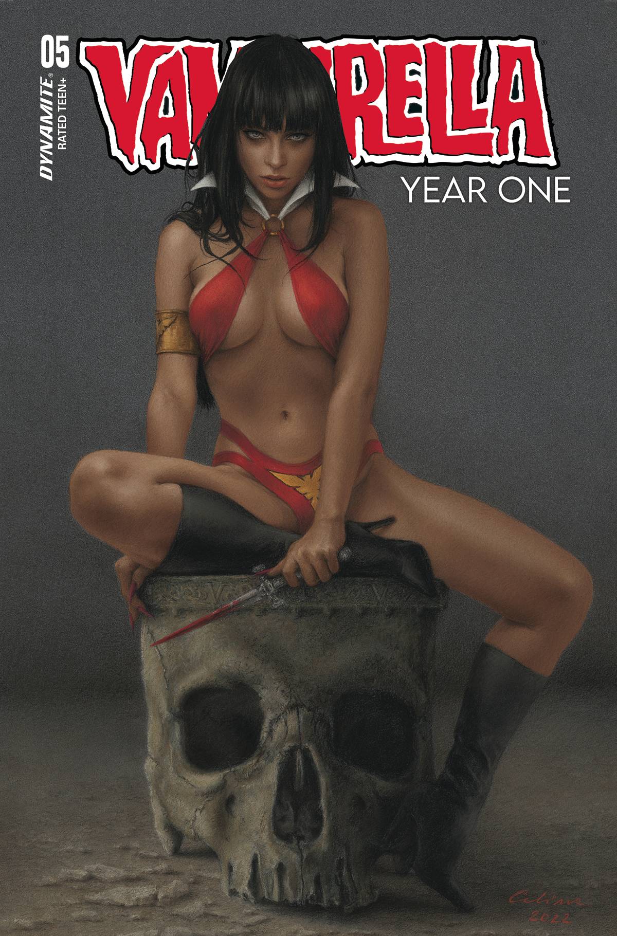 The One Stop Shop Comics & Games Vampirella Year One #5 Cvr C Celina (12/28/2022) DYNAMITE