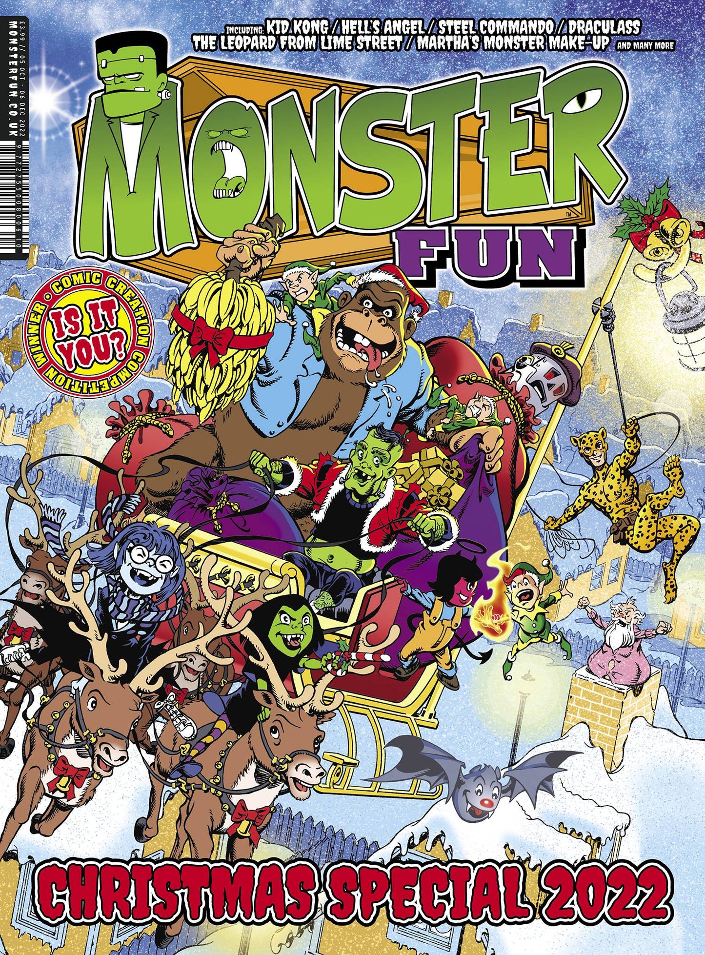 The One Stop Shop Comics & Games Monster Fun Christmas Special (C: 0-1-2) (01/11/2023) REBELLION / 2000AD