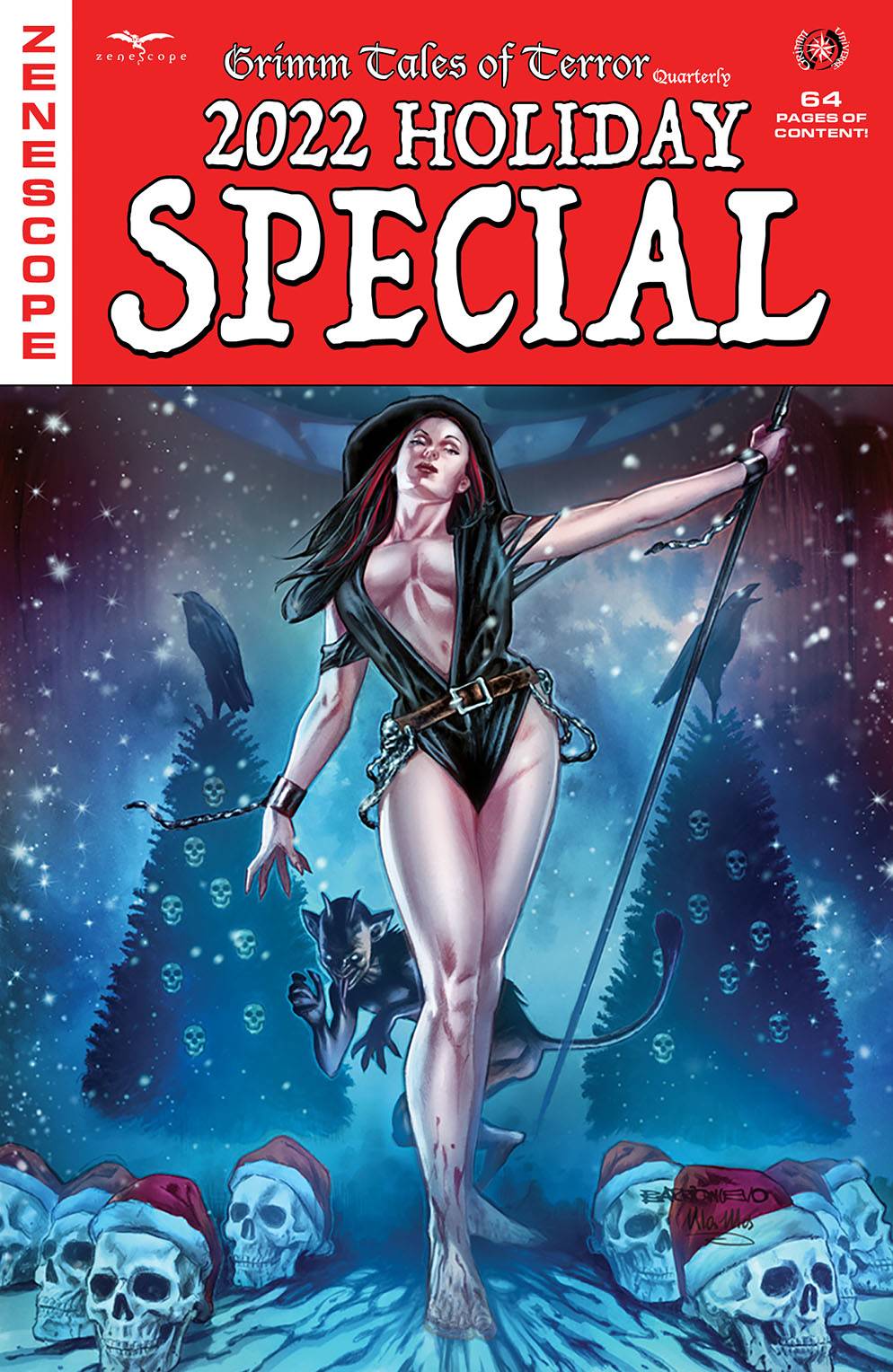 The One Stop Shop Comics & Games Tales Of Terror Quarterly 2022 Holiday Special Cvr A Barrion (12/14/2022) ZENESCOPE ENTERTAINMENT INC