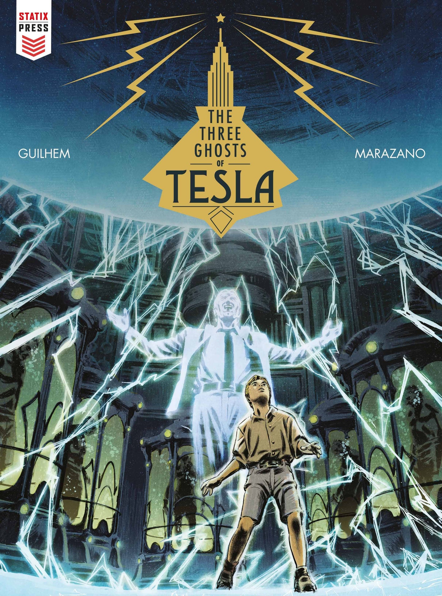 The One Stop Shop Comics & Games Three Ghosts Of Tesla Hc (C: 0-1-2) (3/8/2023) TITAN COMICS