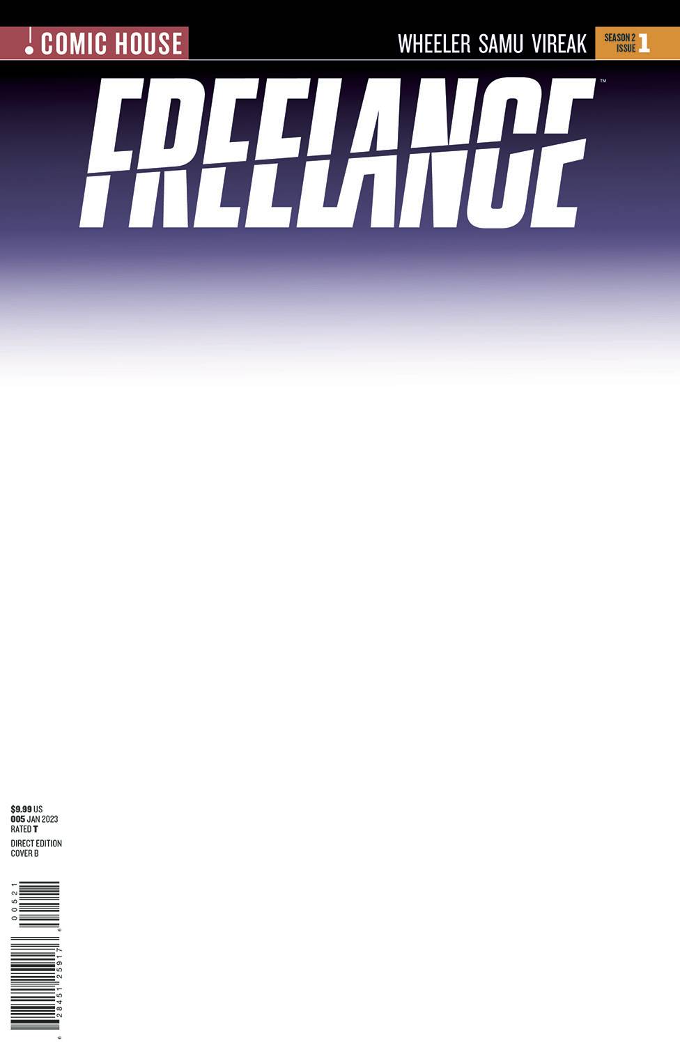 Freelance Season 2 #1 (Of 5) Cvr B Sketch Cover (01/25/2023)