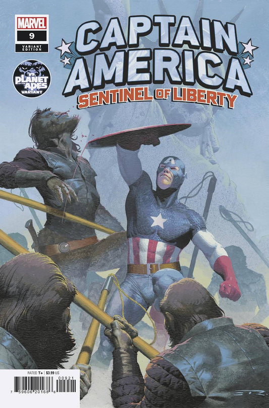 Captain America Sentinel Of Liberty #9 Planet Of The Apes Va (02/01/2023)