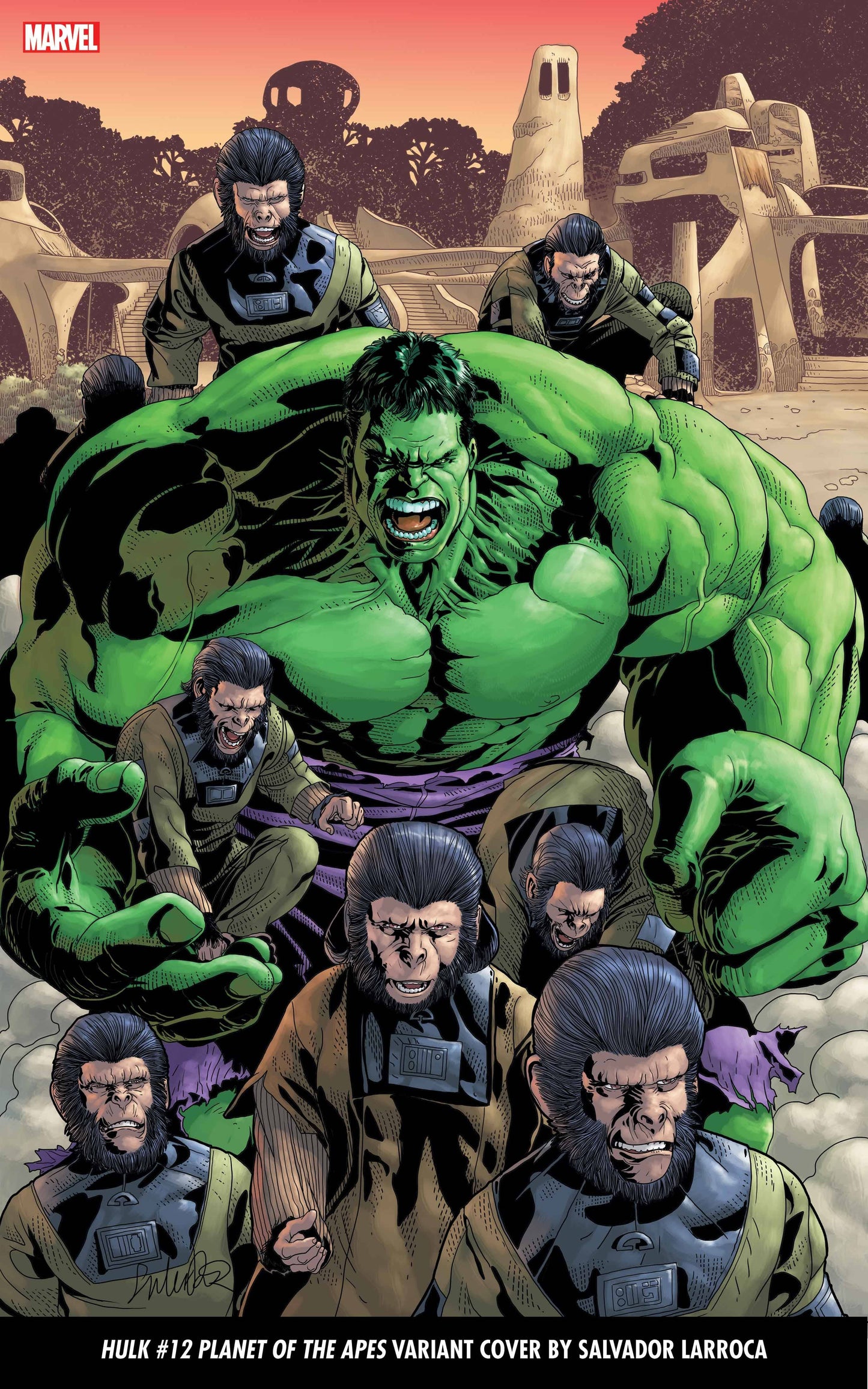 Hulk #12 Larroca Planet Of Apes Var (02/15/2023)