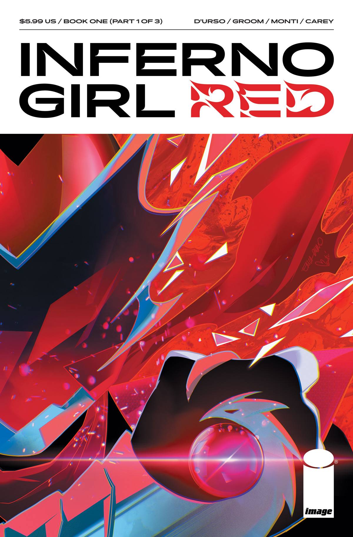 Inferno Girl Red Book One #1 (Of 3) Cvr A Durso & Monti (01/25/2023)