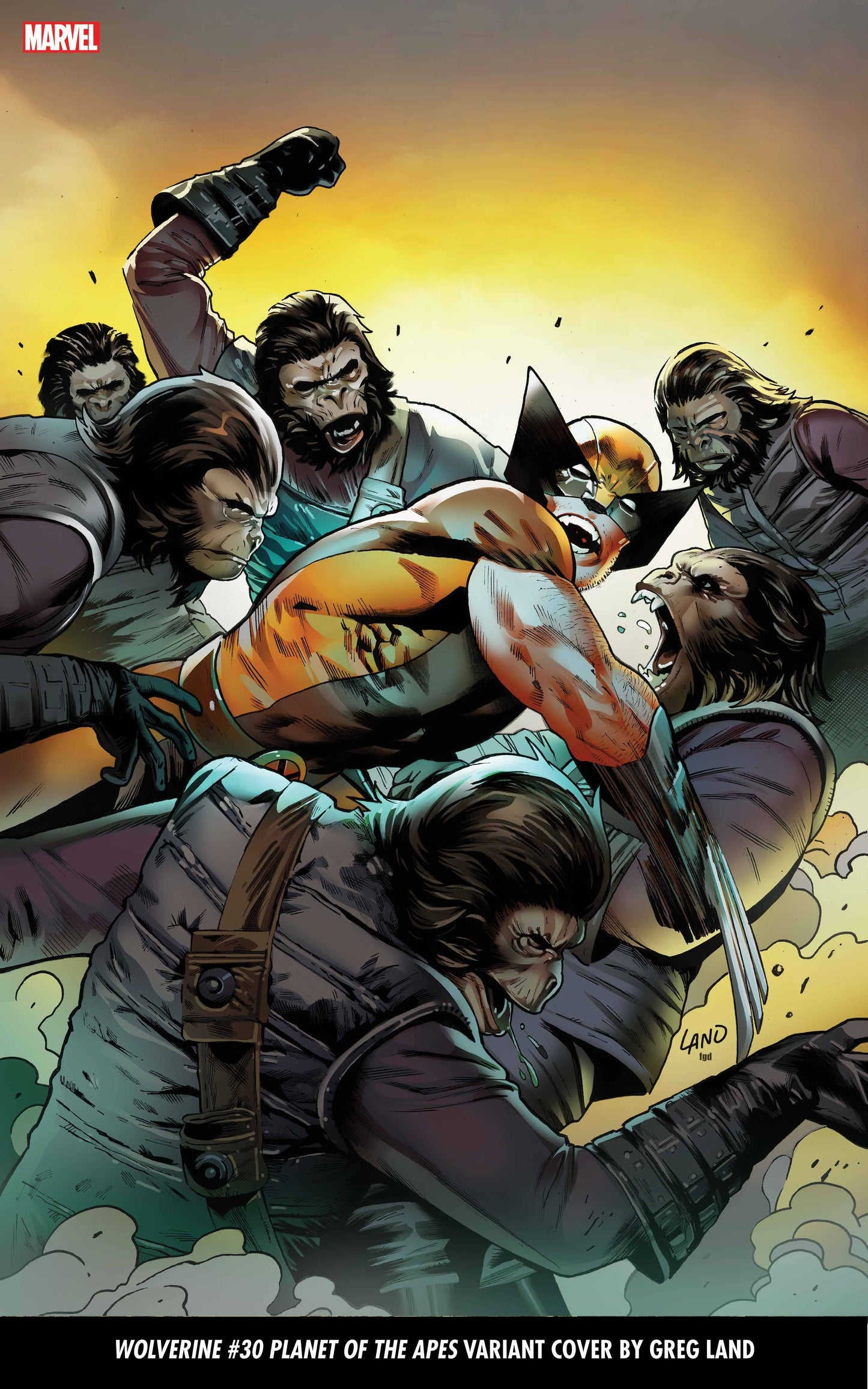 Wolverine #30 Land Planet Of Apes Var (02/15/2023)