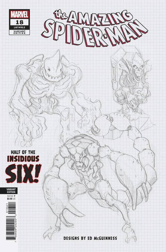 Amazing Spider-Man #18 Mcguinness Design Var (01/25/2023)