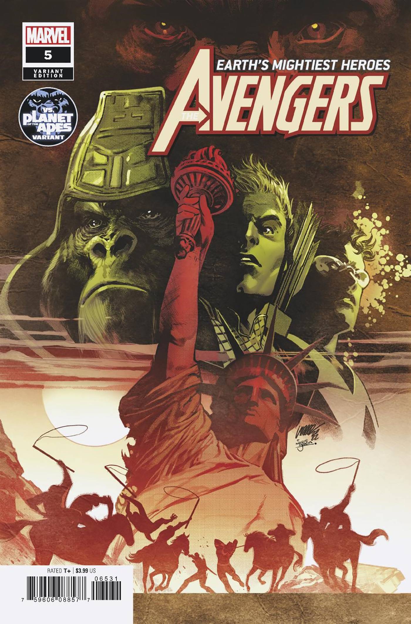 Avengers #65 Larraz Planet Of The Apes Var (02/01/2023)