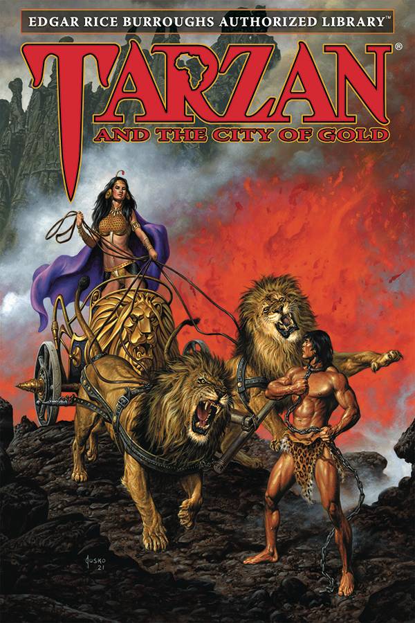Erb Auth Lib Tarzan Hc Vol 16 Tarzan & City Of Gold (C: 0-1- (3/22/2023)