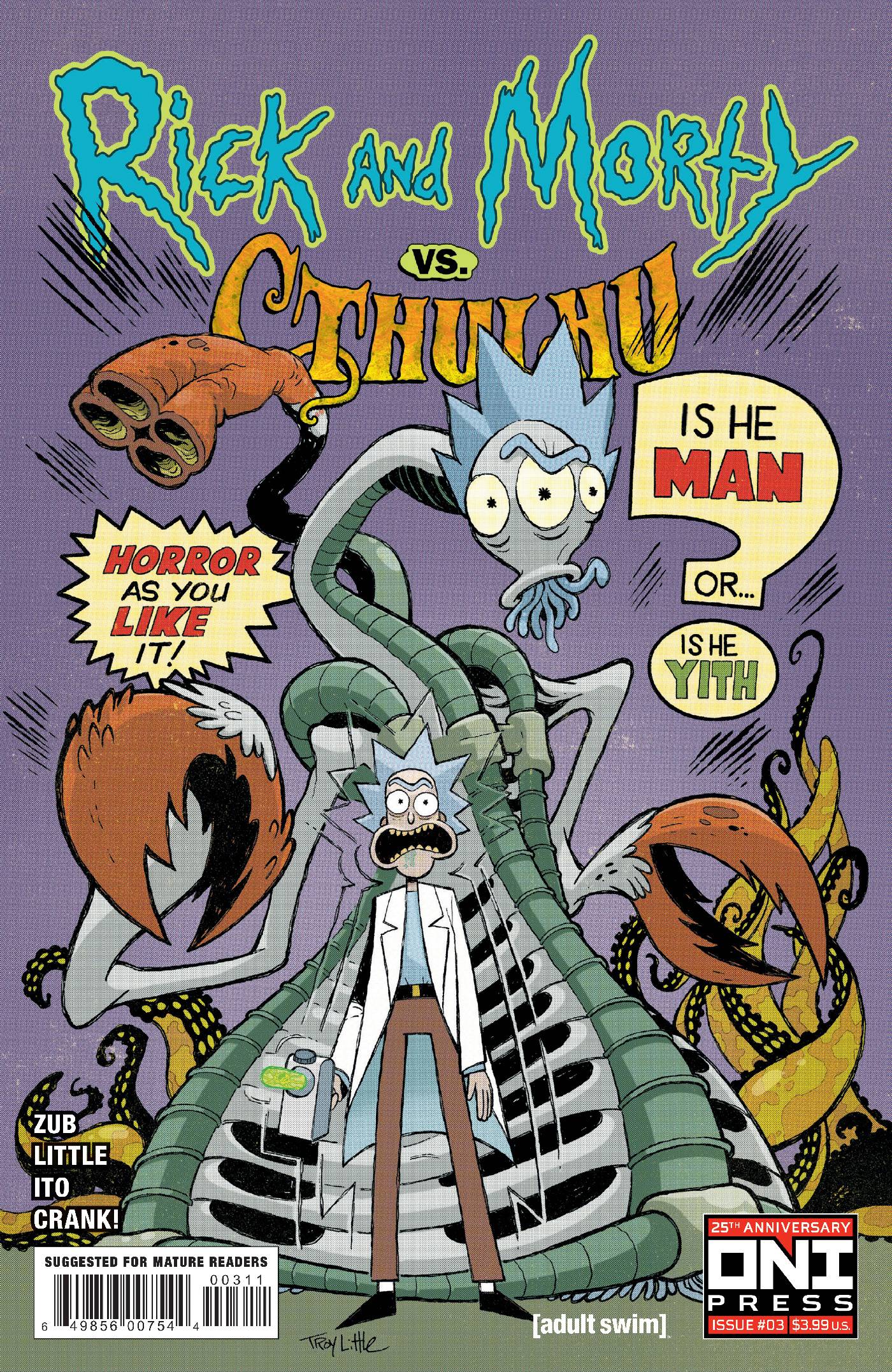 Rick And Morty Vs Cthulhu #3 Cvr A Little (02/15/2023)