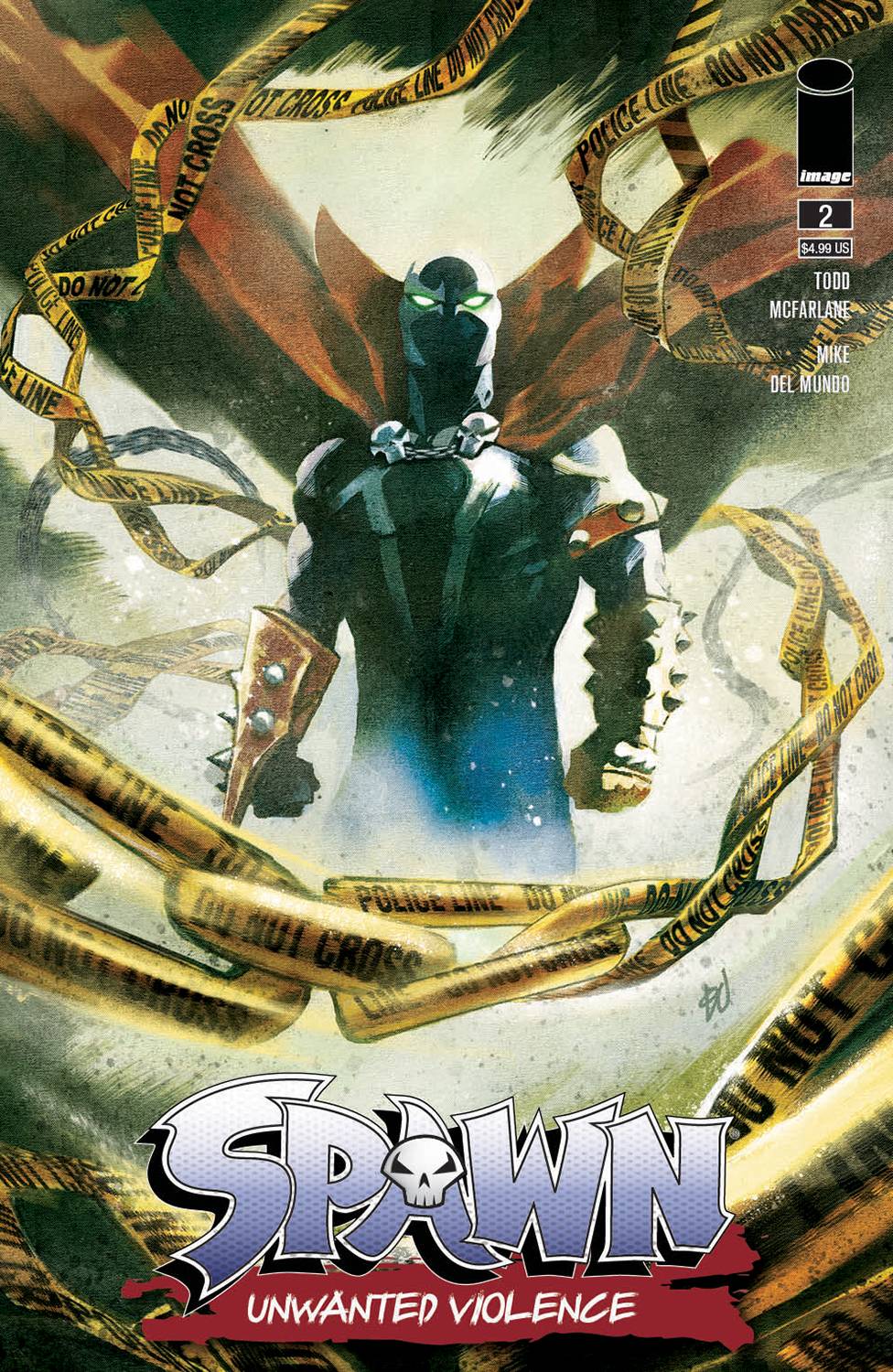 Spawn Unwanted Violence #2 (Of 2) Cvr A Del Mundo (02/22/2023)