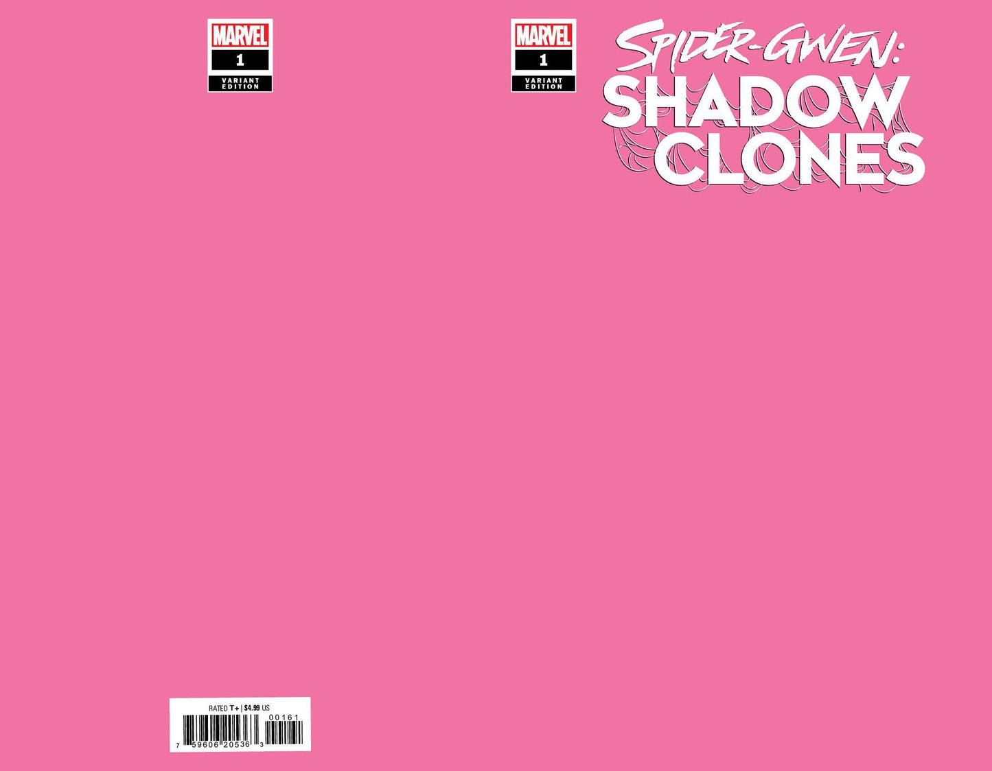 Spider-Gwen Shadow Clones #1 Pink Blank Var (3/1/2023)