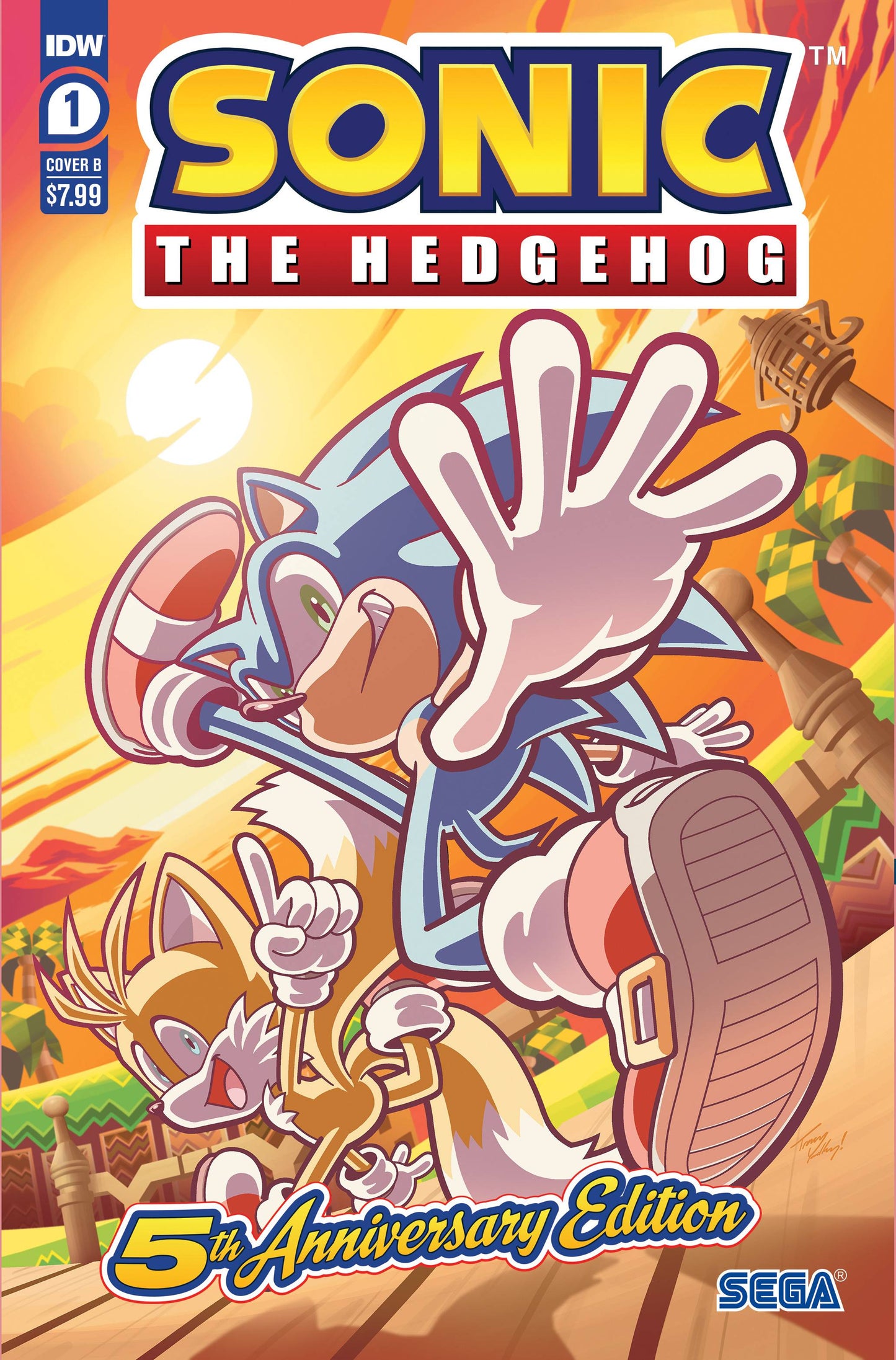 Sonic The Hedgehog #1 5Th Annv Ed Cvr B Stanley (04/05/2023)