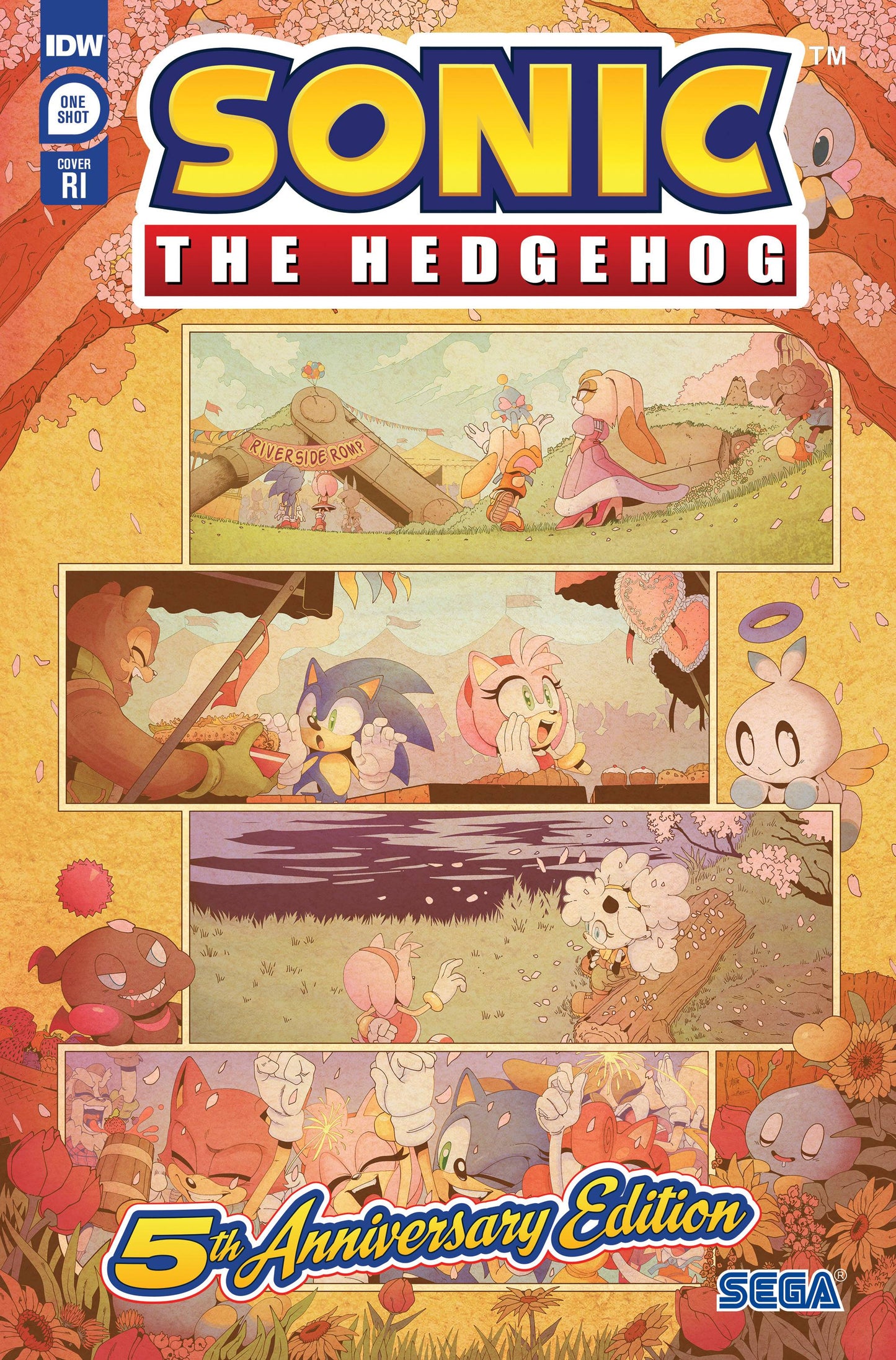 Sonic The Hedgehog #1 5Th Annv Ed Cvr E 10 Copy Invc Gray (04/05/2023)
