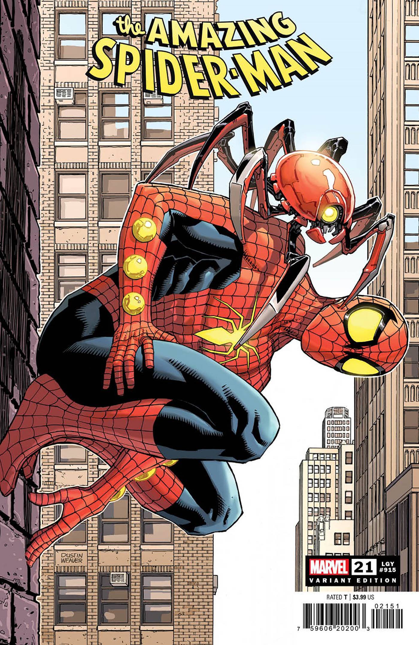 Amazing Spider-Man #21 25 Copy Incv Dustin Weaver Var (03/08/2023)