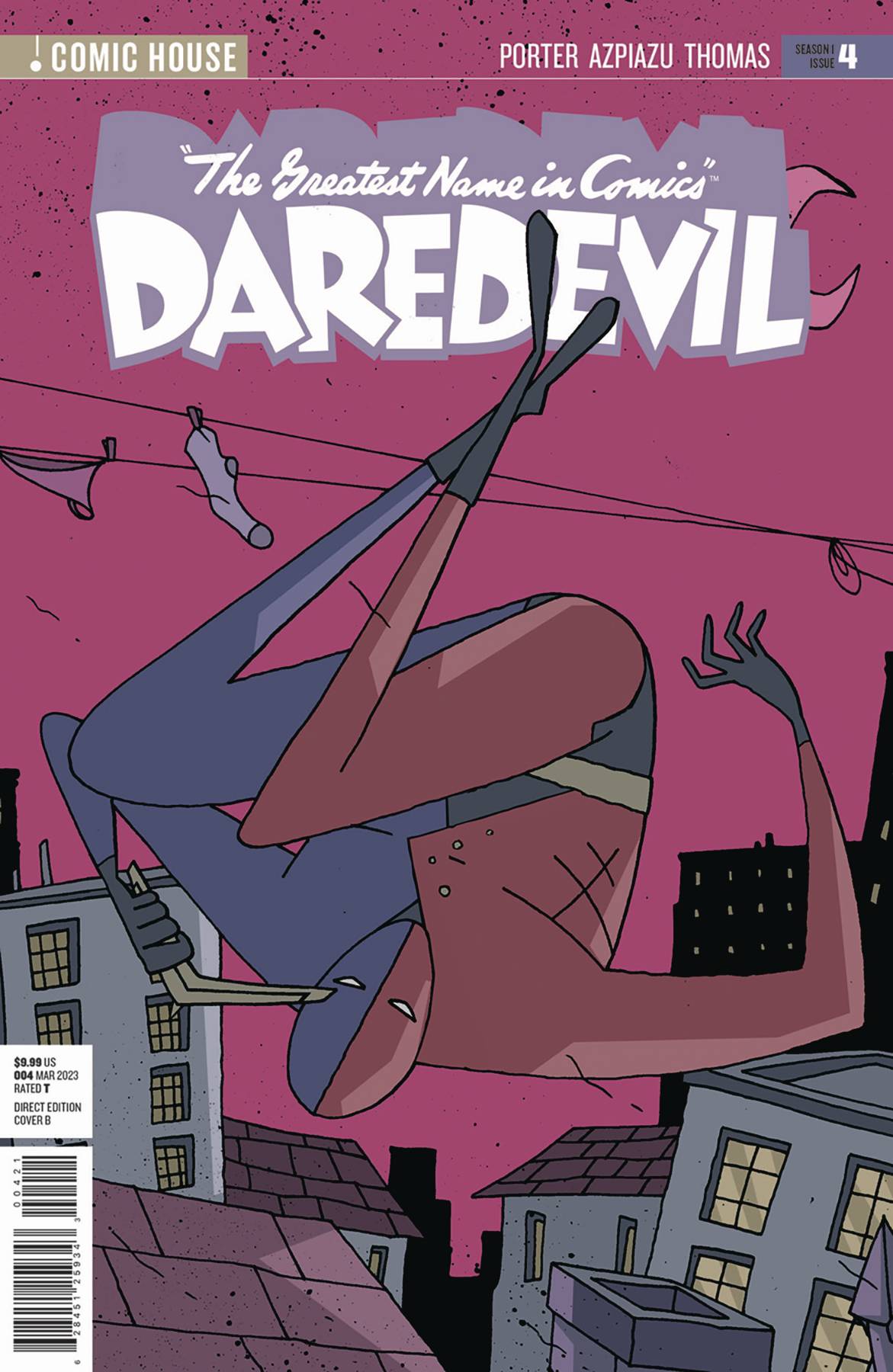Greatest Name In Comics Daredevil Season 1 #4 Cvr B Krunch (03/22/2023)