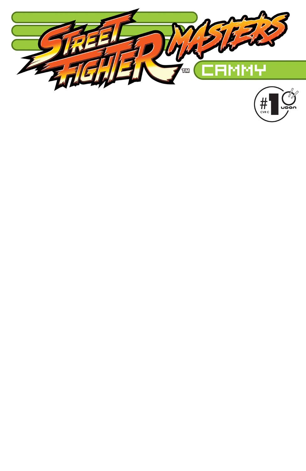 Street Fighter Masters Cammy #1 Cvr C Blank Sketch (03/22/2023)