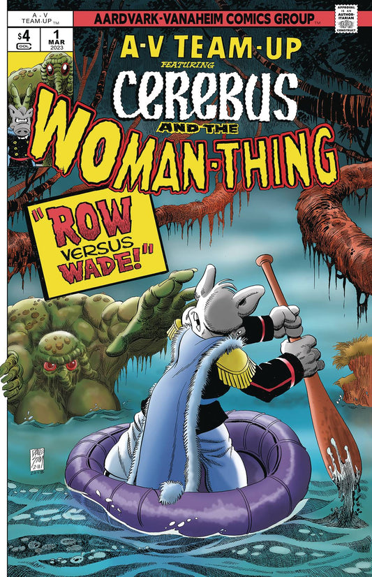 Av Team Up Cerebus & Woman Thing One Shot Sgn Ed (C: 0-0-1) (03/29/2023)