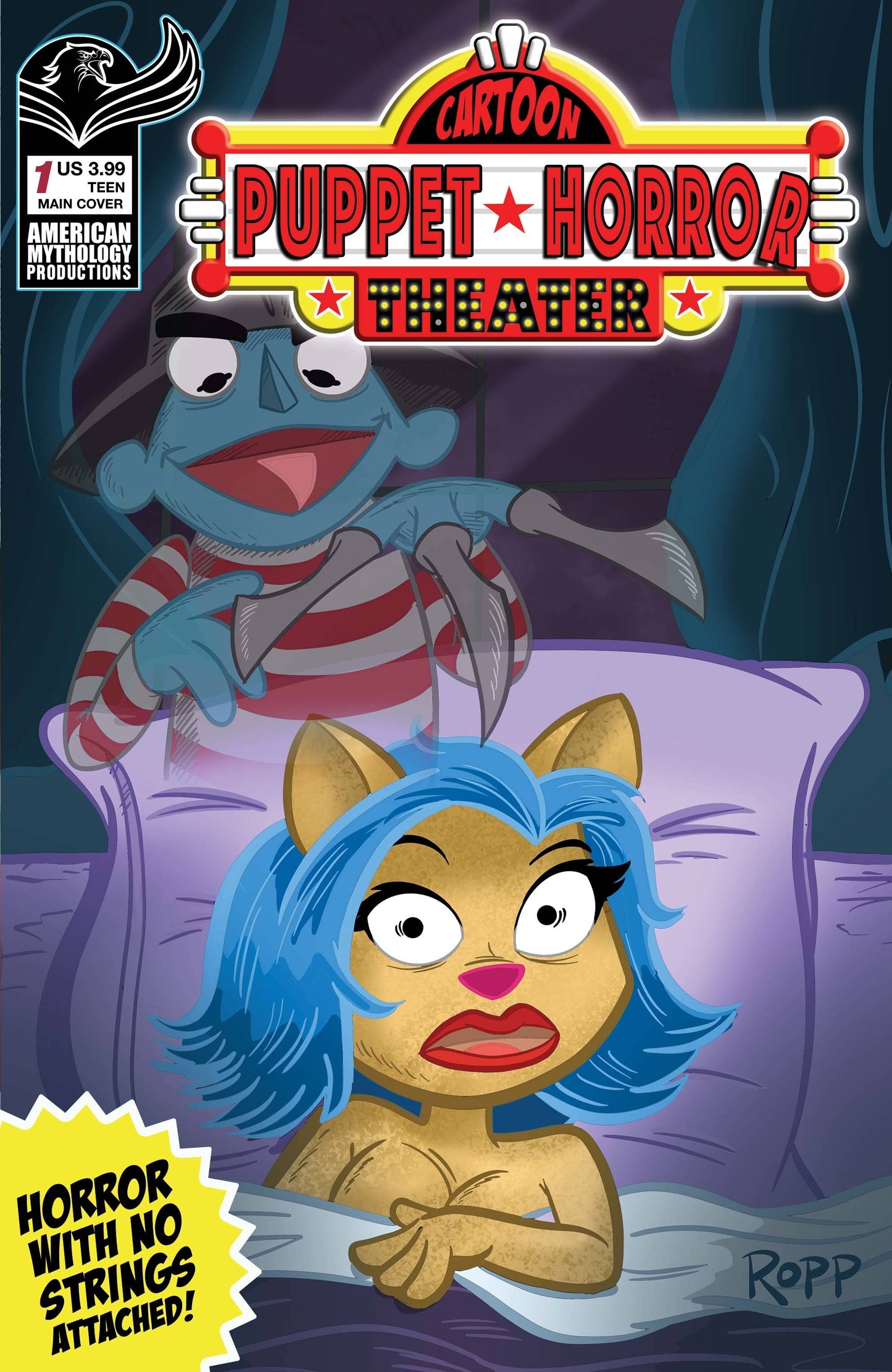 Cartoon Puppet Horror Theater #1 Cvr A Main Ropp (05/10/2023)