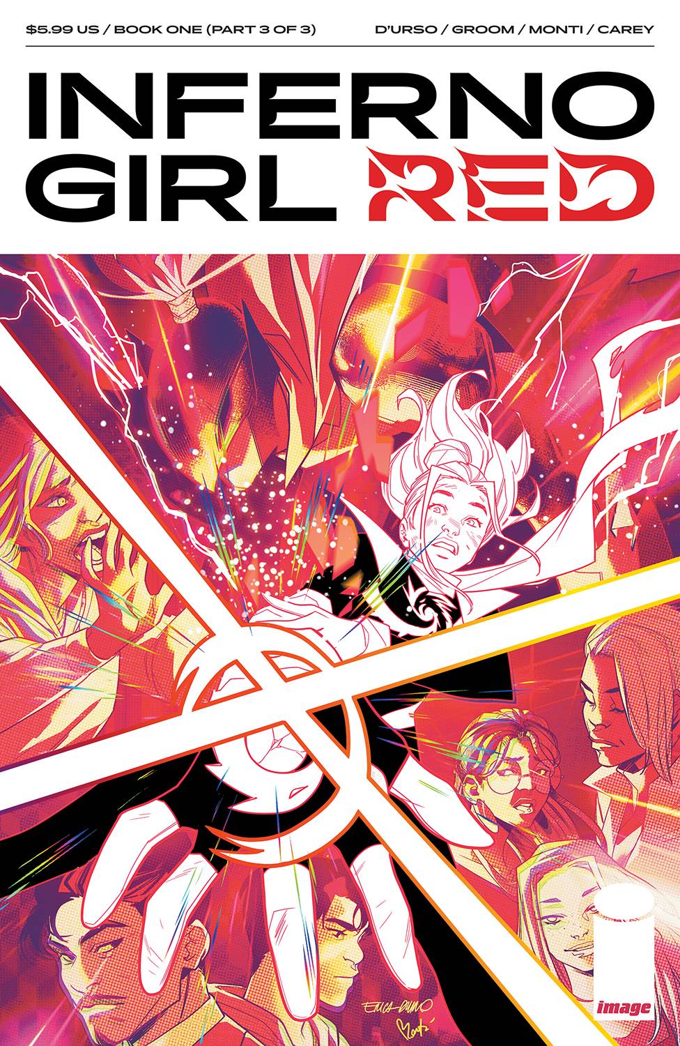 Inferno Girl Red Book One #3 (Of 3) Cvr A Durso & Monti Mv (03/22/2023)