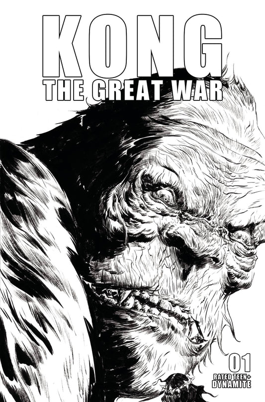 Kong Great War #1 Cvr E 10 Copy Incv Frank B&W (05/10/2023)