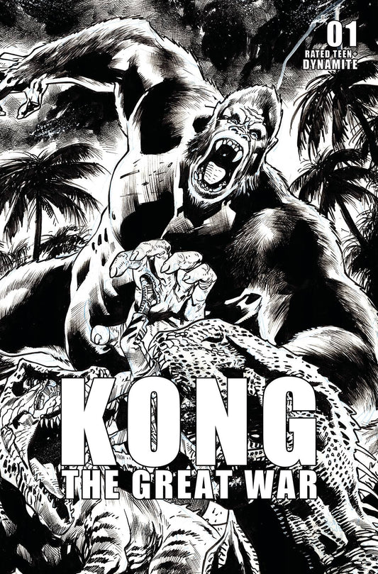 Kong Great War #1 Cvr F 10 Copy Incv Hitch B&W (05/10/2023)