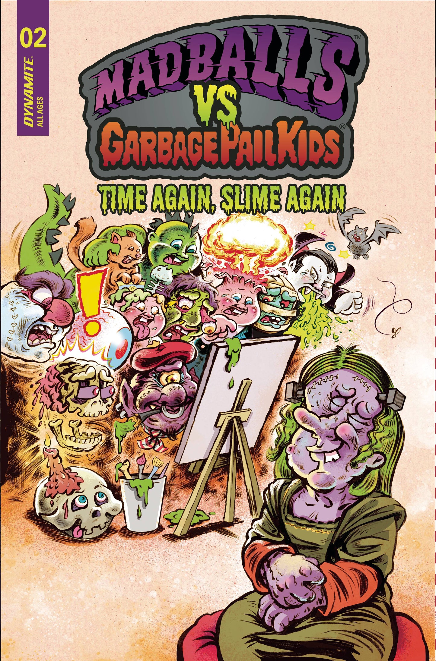 Madballs Vs Garbage Pail Kids Slime Again #2 Cvr B Crosby (03/15/2023)