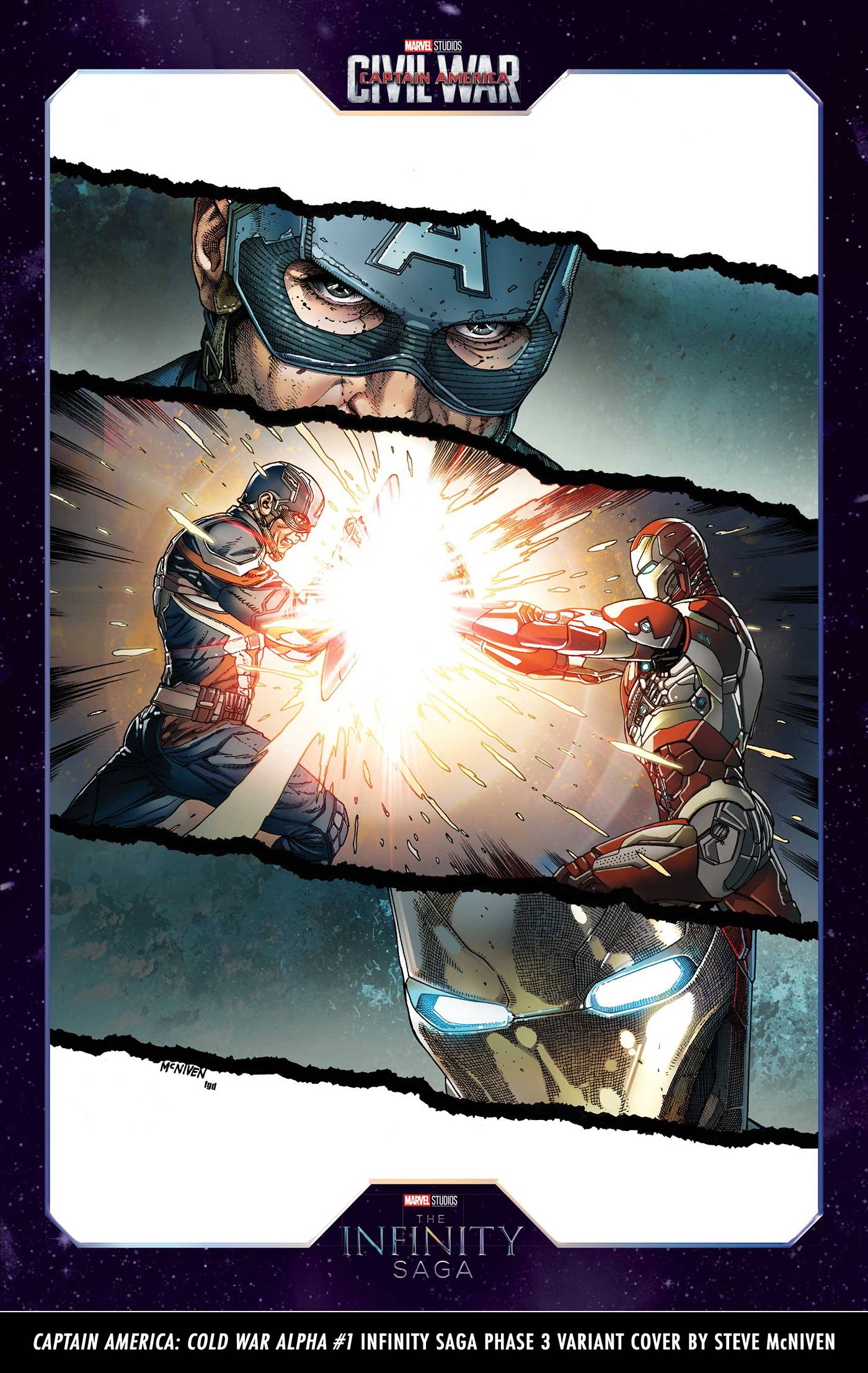 Captain America Cold War Alpha #1 Infinity Saga Phase 3 Var (04/12/2023)