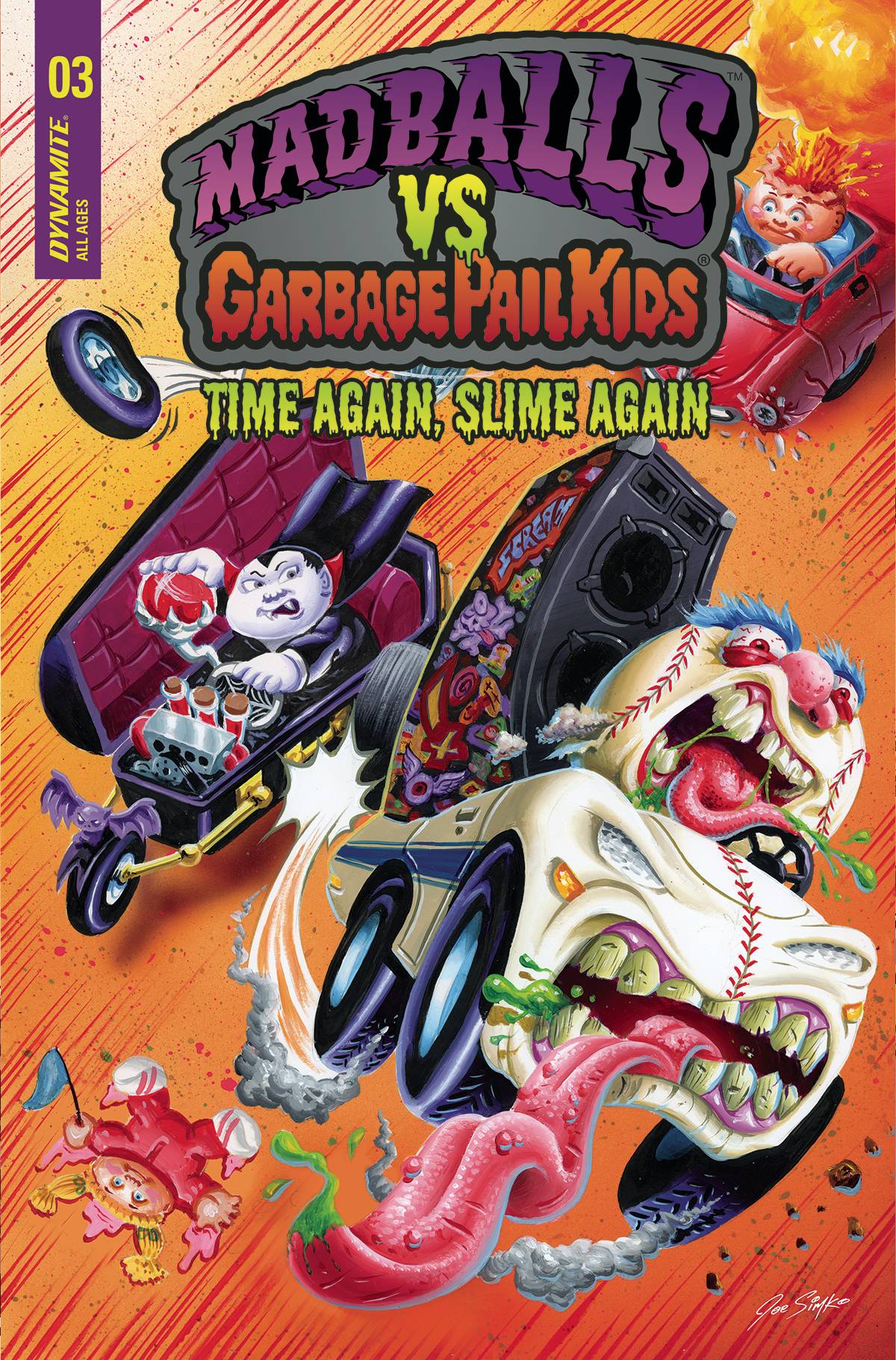 Madballs Vs Garbage Pail Kids Slime Again #3 Cvr A Simko (04/12/2023)