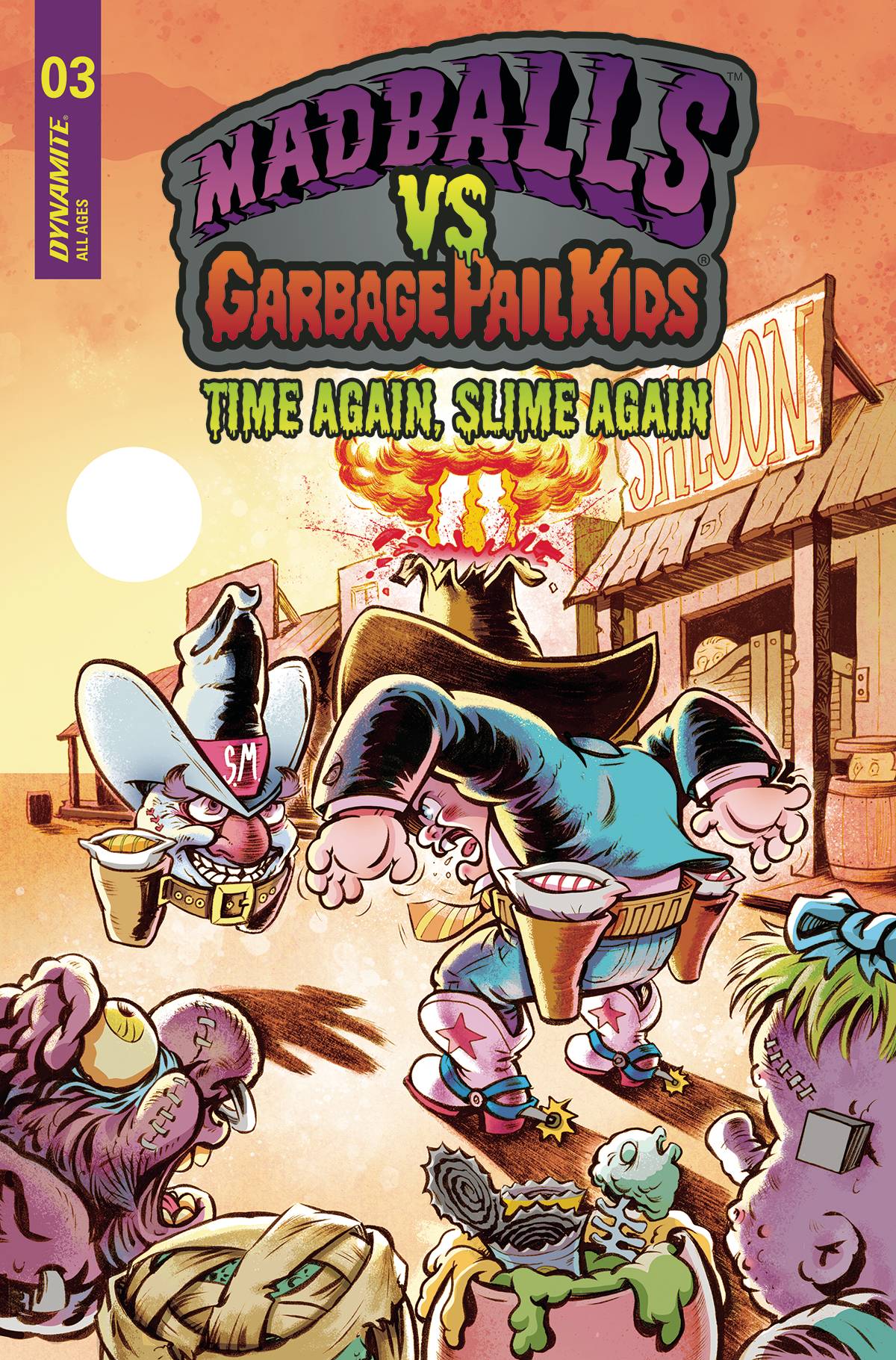 Madballs Vs Garbage Pail Kids Slime Again #3 Cvr B Crosby (04/12/2023)