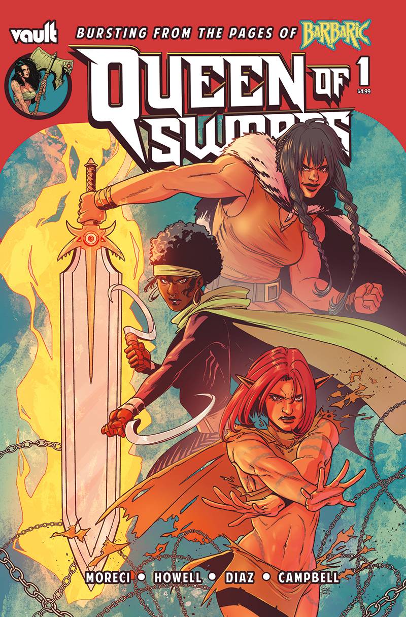 Queen Of Swords Barbaric Story #1 Cvr A Howell & Diaz (05/31/2023)