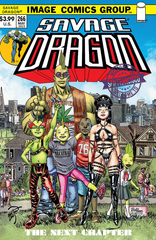 Savage Dragon #266 Cvr B Retro 70S Trade Dress (Mr) (05/31/2023)