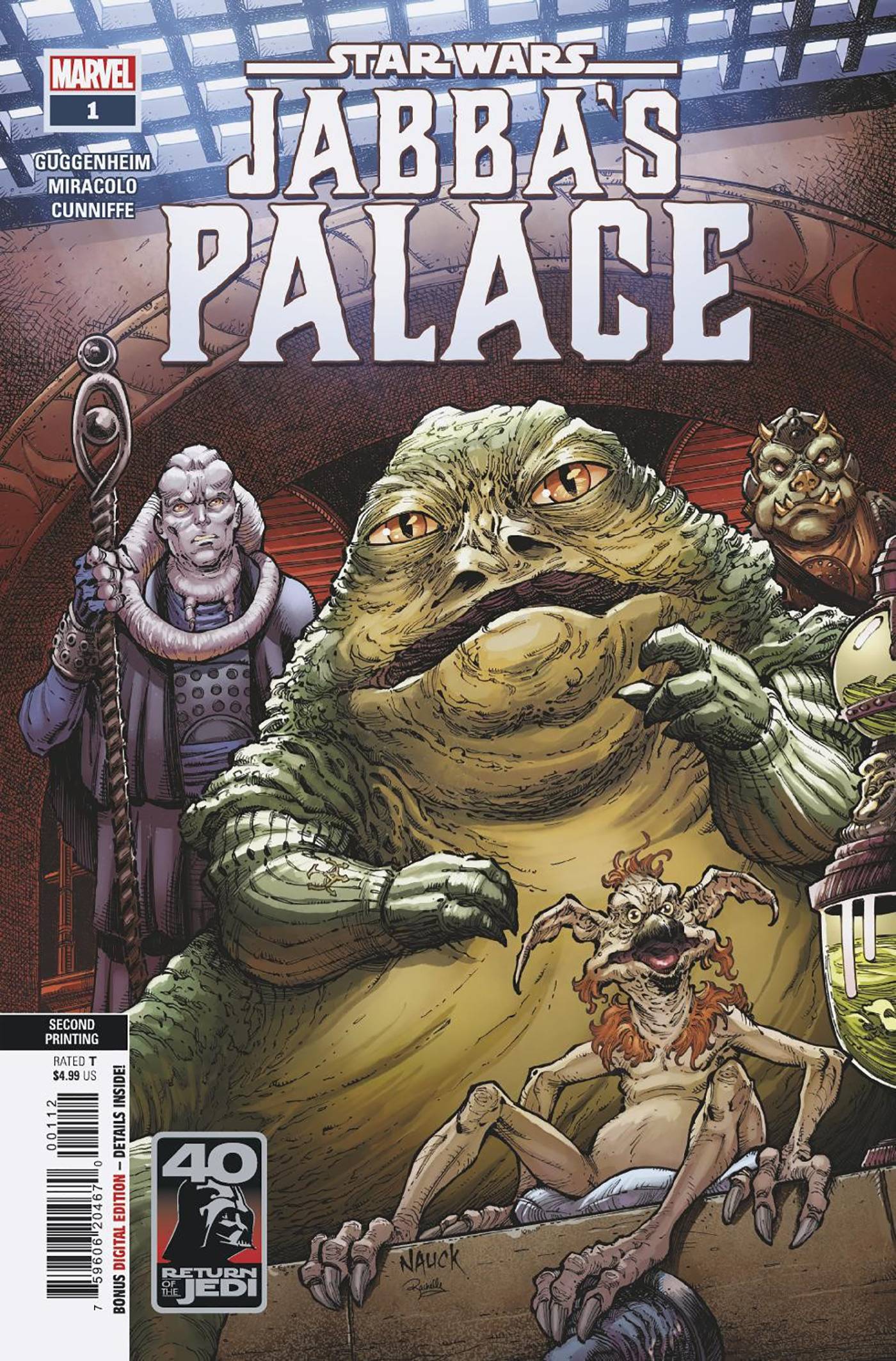 Star Wars Return Of Jedi Jabbas Palace #1 2nd Ptg Nauck Var (05/10/2023)