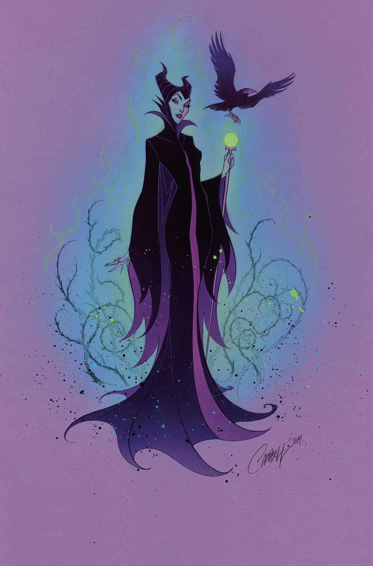 Disney Villains Maleficent #1 Cvr ZG 1:10 FOC Campbell Virgin (05/17/2023)
