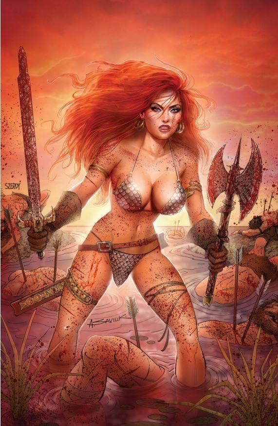 Vampirella #12/Red Sonja Age Of Chaos #6 Five Cover Set %product_vendow% - The One Stop Shop Comics & Games