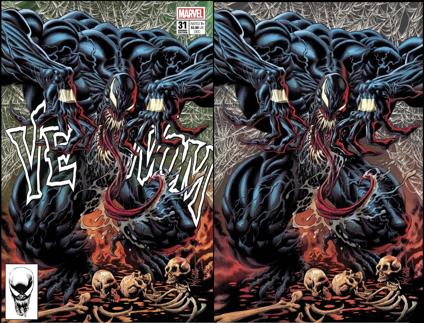 Venom #31 Kyle Hotz Limited Variant Set (12/09/2020) %product_vendow% - The One Stop Shop Comics & Games