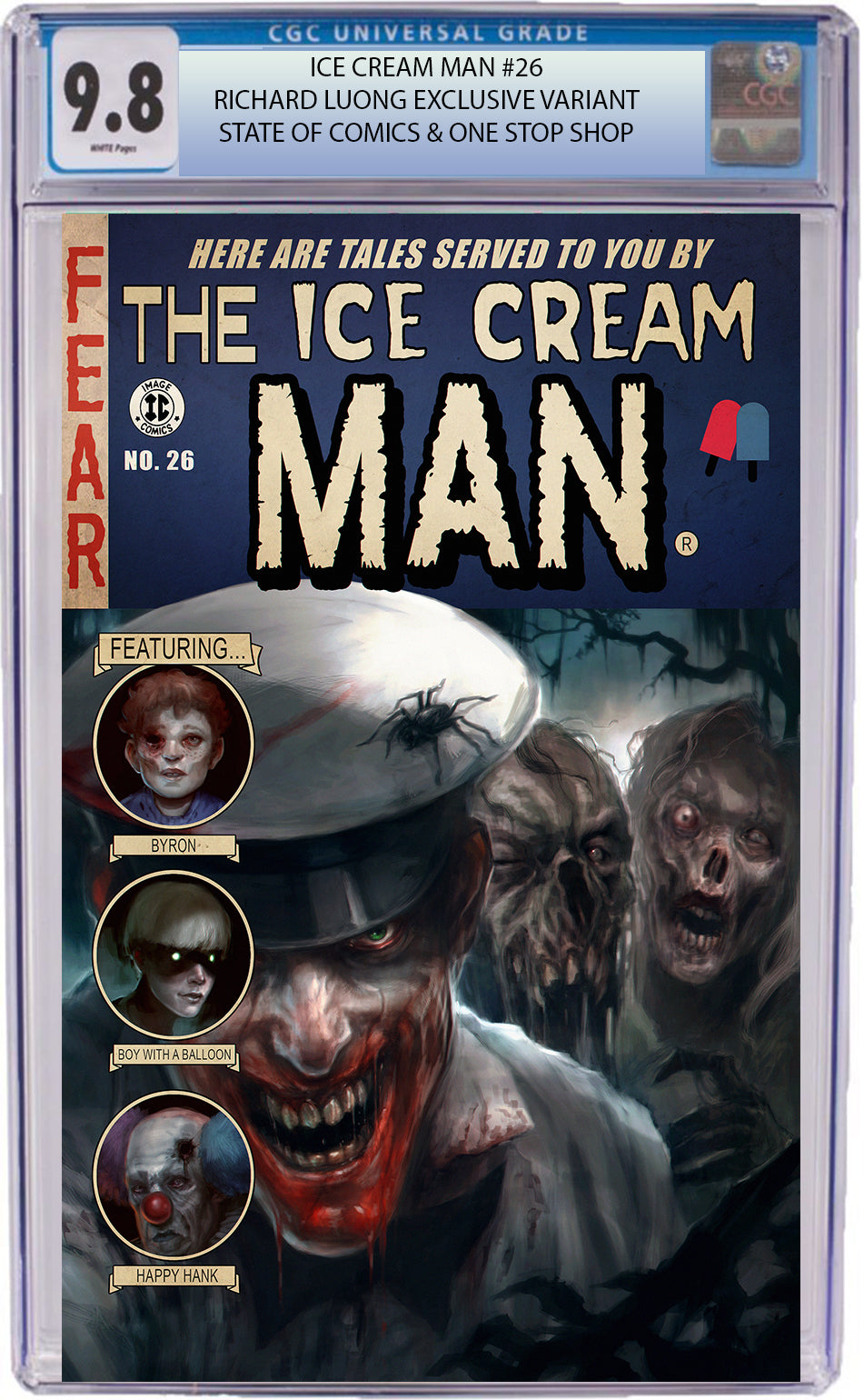 The One Stop Shop Comics & Games Ice Cream Man #26 Richard Luong Exclusive Variant (10/27/2021) IMAGE COMICS