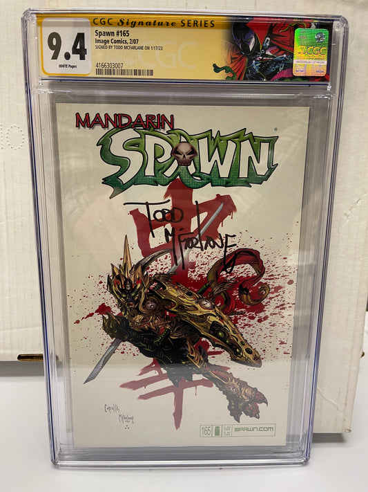 Spawn #165 1st Mandarin Spawn CGC Signature Series