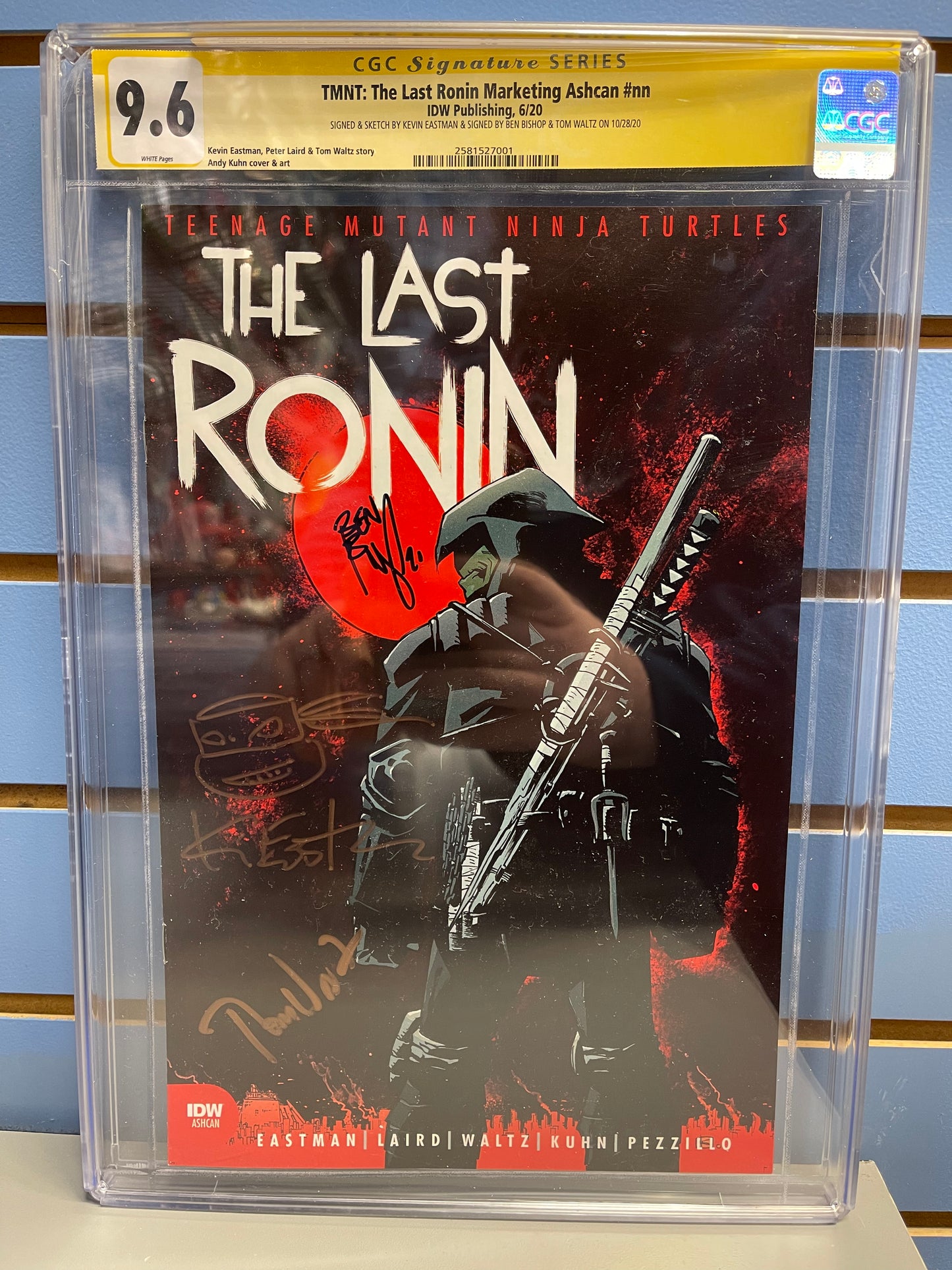TMNT The Last Ronin Promotional Ashcan CGC Signature Series