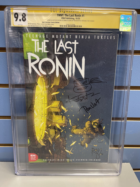 TMNT The Last Ronin #1 Ben Bishop Split Decision Exclusive CGC Signature Series