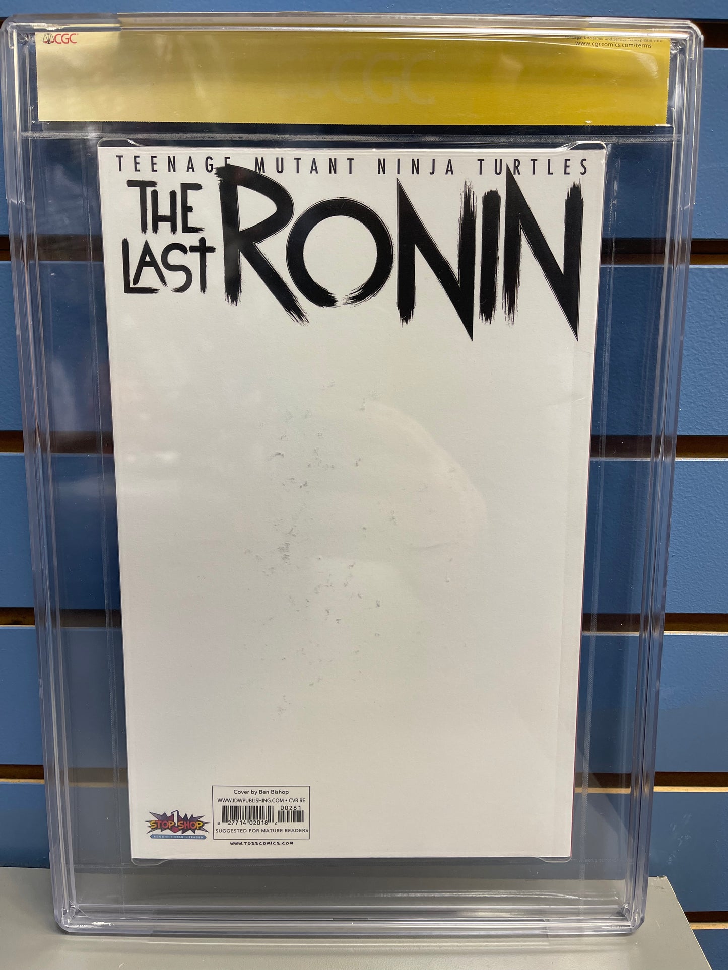 TMNT The Last Ronin #1 Ben Bishop Exclusive CGC Signature Series