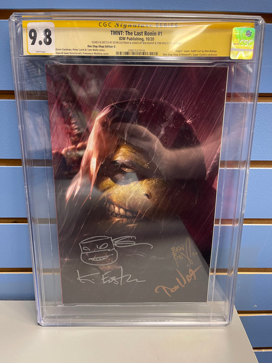 TMNT The Last Ronin #1 Francesco Mattina Exclusive Virgin - CGC Signature Series 9.8