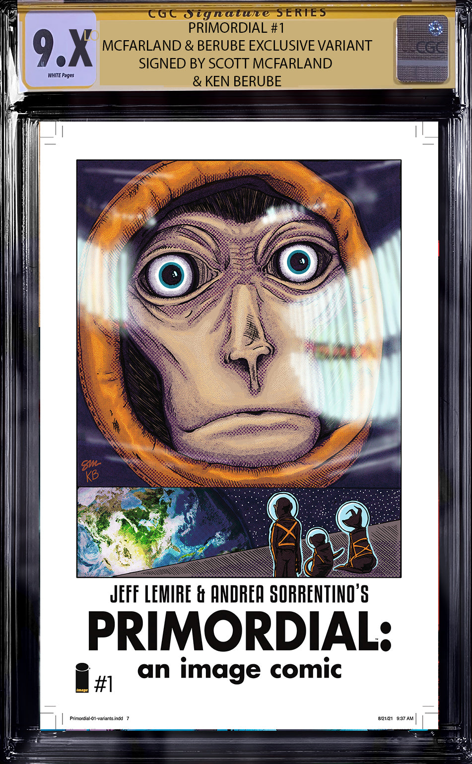The One Stop Shop Comics & Games Primordial #1 Scott McFarland & Ken Berube Exclusive Variant (09/15/2021) IMAGE COMICS