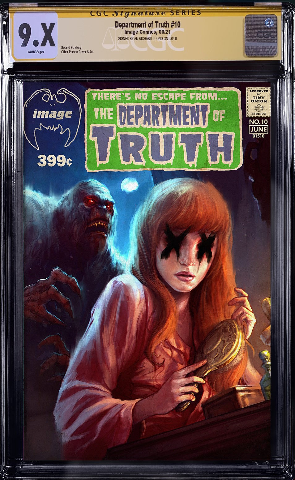 The One Stop Shop Comics & Games Department Of Truth #10 Richard Luong Exclusive Variant (06/30/2021) IMAGE COMICS
